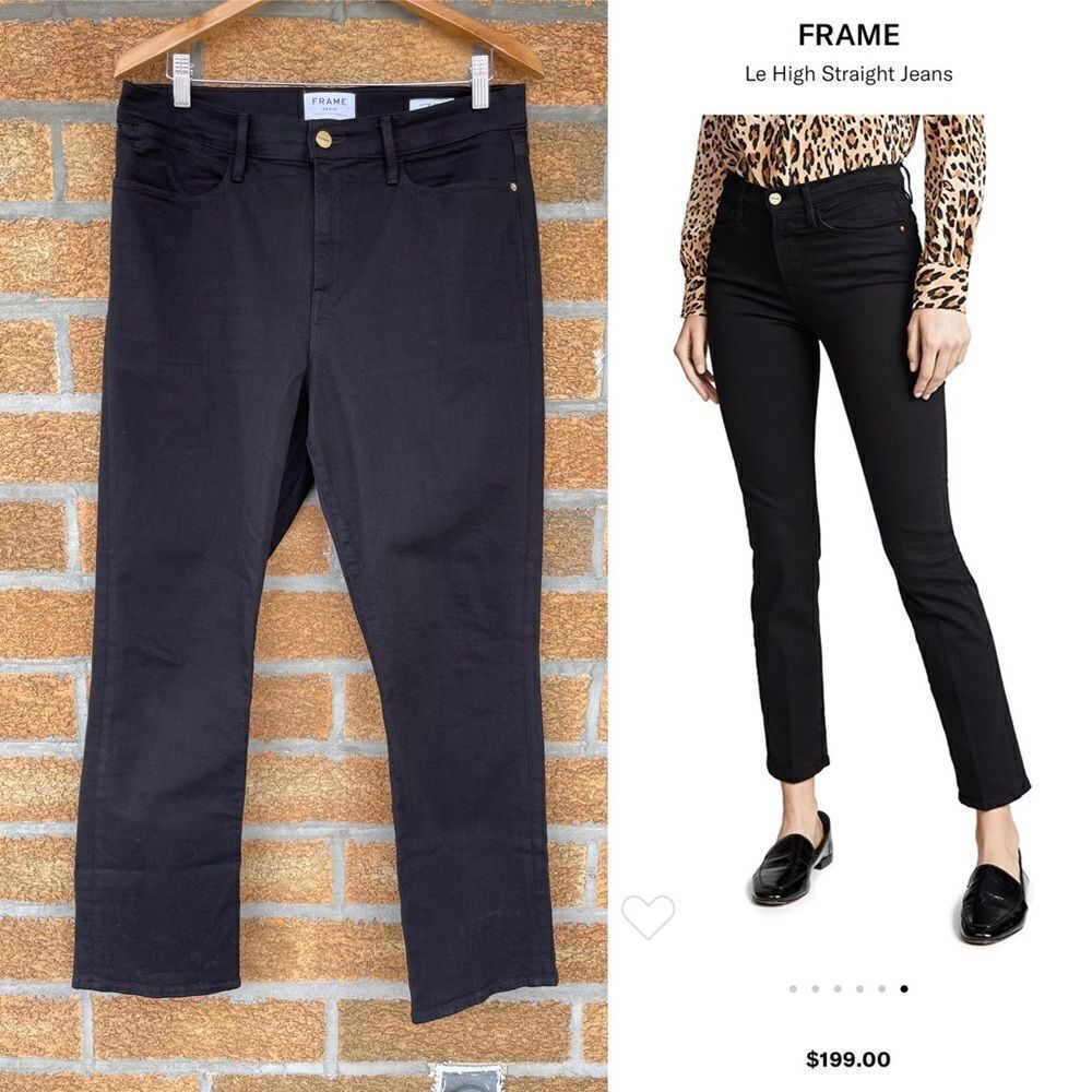 FRAME Le High Straight Jeans size 32